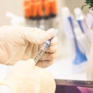Photo Syringe injection