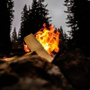 Photo Burning flames
